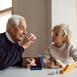 Прямоугольные ящики для хранения монет из искусственной кожи&nbsp;LS-CON-WH0086-102B-02