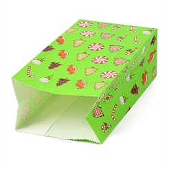 Bolsas de papel kraft con tema navideño&nbsp;CARB-H030-B01