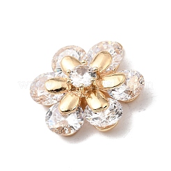 Pendentifs en laiton zircon cubique transparent&nbsp;KK-N290-11G