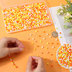 1000 шт. матовые непрозрачные акриловые бусины&nbsp;OACR-SP0001-32A