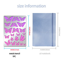 Трафареты для резки металла из нержавеющей стали DIY-WH0289-137