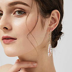 Латунь стекло кулоны KK-BC0008-97