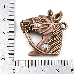 Tibetischer stil Aluminium Anhänger & Charms&nbsp;AL-CBA2376-31R