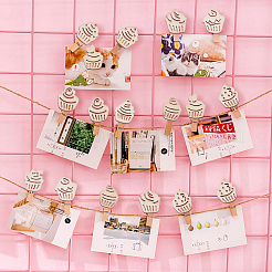 Незавершенные украшения из дерева WOOD-CJ0001-48