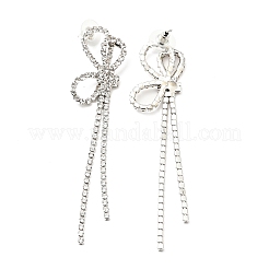 Серьги-гвоздики с кристаллами EJEW-C037-01F-P