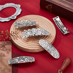 5 шт. 5 стиля заколки-клипсы из сплава PHAR-PH0001-17