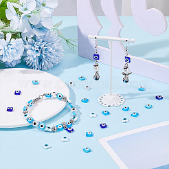 60шт 5 цвета ручной работы сглаз бусины лэмпворк&nbsp;LAMP-NB0002-19