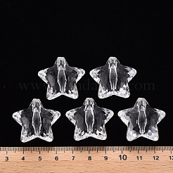 Прозрачные акриловые бусины&nbsp;X-TACR-ZX018-02