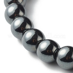 Наборы браслетов из синтетического гематита для мужчин и женщин BJEW-JB06768