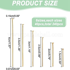 6 шт. штифты с плоской головкой из нержавеющей стали 304&nbsp;STAS-AR0002-28G