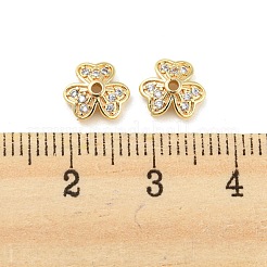 Латунь микро проложить кубический цирконий шарик KK-H452-28G