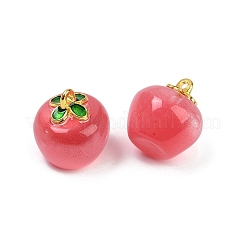 Подвески из прозрачного стекла в виде яблок&nbsp;LS-X1-DGLA-E004-16D