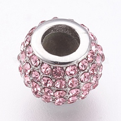 Европейские бусины из нержавеющей стали 304 X-STAS-O097-104A