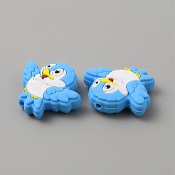 Экологически чистые силиконовые шарики для пищевых продуктов для птиц&nbsp;LS-SIL-WH0018-003E