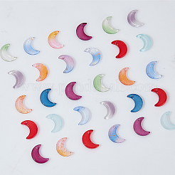 120шт 12 цвета стеклянные подвески&nbsp;GLAA-GA0001-99