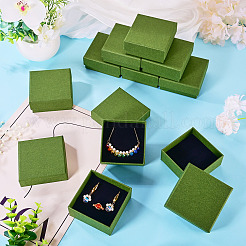 12 boîte de rangement de bijoux en carton avec éponge&nbsp;CON-TA0001-43B