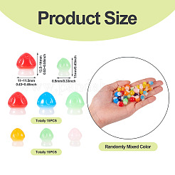 30 шт. 2 стиля светящегося смоляного грибного украшения&nbsp;RESI-TA0004-04A