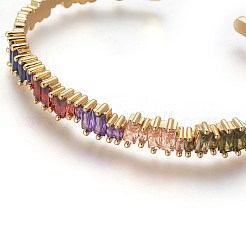 Bracelets manchette en laiton&nbsp;BJEW-P245-03G