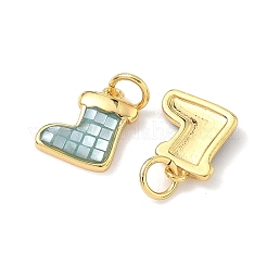 Латунь эмаль подвески&nbsp;KK-H534-07G