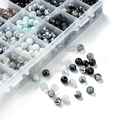 Perle di vetro stile misto&nbsp;DGLA-JP0001-28B