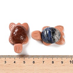 Perle miste di pietre preziose e tartaruga rodonite naturale&nbsp;G-G104-03