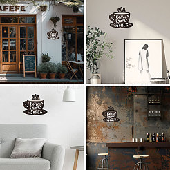 Железные настенные украшения AJEW-WH0550-013