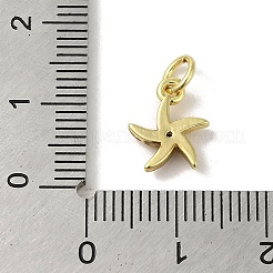 Breloques en laiton avec zircone cubique de micro pave&nbsp;KK-M283-22E-01