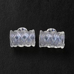透明アクリルチューブベイル  ループベイル  透明  10.5x10x7mm  穴：1.5mm  内径：4mm  約1940個/500g&nbsp;OACR-L013-008