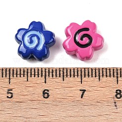 Непрозрачные акриловые бусины OACR-H057-03