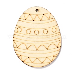 Bricolage artisanat pendentifs de découpes en forme d'oeuf de pâques&nbsp;AJEW-P087-B02-09