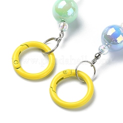 Акриловые мобильные ремешки из бисера HJEW-JM01056