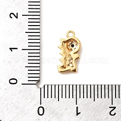 Ottone micro spianare fascino zirconi&nbsp;KK-C117-04B-G