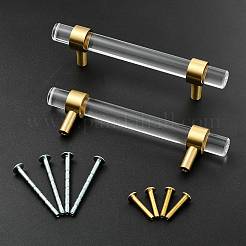 2 Set Schubladengriffe aus Messing und Acryl&nbsp;FIND-TA0011-13B