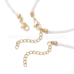 Комплекты браслетов и ожерелий из натурального культивированного пресноводного жемчуга и стеклянных бусин&nbsp;SJEW-JS01365