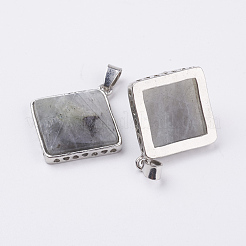 Природные подвески лабрадорита&nbsp;G-E442-02Q