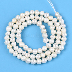 Нити из натурального культивированного пресноводного жемчуга&nbsp;X-PEAR-N013-04F