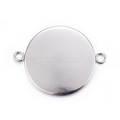 Оправы для кабошонов из не тускнеющей нержавеющей стали марки 304&nbsp;X-STAS-F191-15P-J