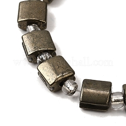 Природного пирита бисер нитей G-Z087-D02