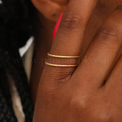 Случайные стили регулируемые латунные манжеты кольца BB5728