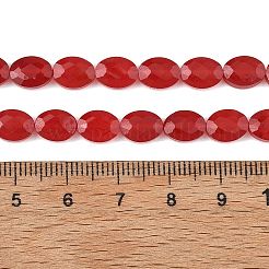 Gefärbt natürlichen weißen Jade Perlen Stränge&nbsp;G-H349-A01-24A