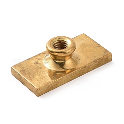 (дефектная распродажа: окисленная) восковая печать латунная головка штампа AJEW-XCP0001-40