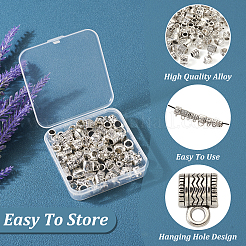 80 шт. 8 стильные тибетские поручни из сплава&nbsp;FIND-TA0003-52