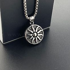 Винтажное ожерелье с подвеской в виде подсолнуха в стиле панк FN1748