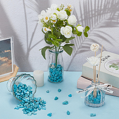 1 фунт синтетических бирюзовых бусин для украшения&nbsp;DJEW-FG0001-39