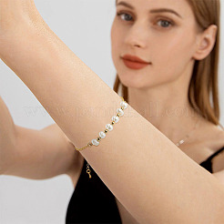 8 Stück 4 Stile Messingkettenarmbänder machen&nbsp;AJEW-TAC00067
