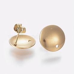 Ионное покрытие (ip) 304 нержавеющая сталь гвоздики фурнитура для сережек&nbsp;STAS-K184-03-01G