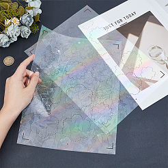 ПВХ водонепроницаемая декоративная наклейка для витрины&nbsp;DIY-WH20007-17J