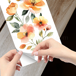 4 шт. 4 стиля водонепроницаемые декоративные наклейки из ПВХ с изображением цветов и ангелов DIY-WH0657-049