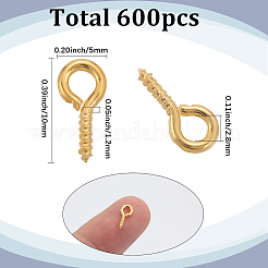 600 шт. Железный винт с ушком IFIN-SC0001-91