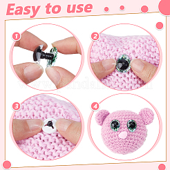 Ojo de seguridad para embarcaciones de plástico&nbsp;DOLL-WH0009-025B